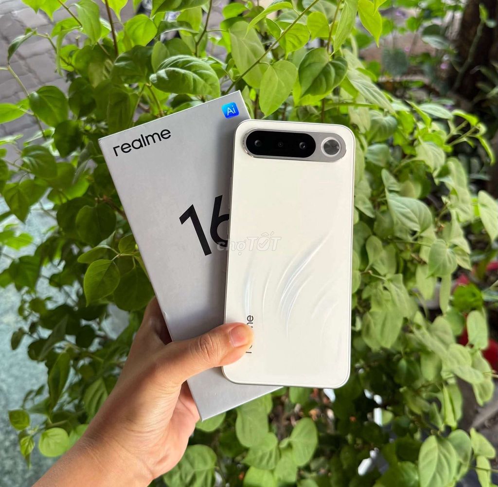 Realme 16 5G 256GB Trắng. Mua bán Điện thoại tại Thành phố Vũng Tàu Bà Rịa - Vũng Tàu được đăng bởi Nguyen Farming hình 1