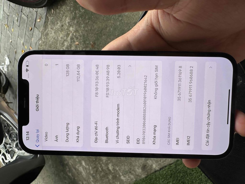 iPhone 12 Pro Max 128GB ngoại hình 99%