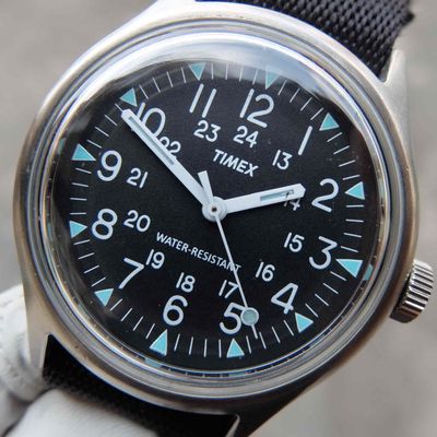 Timex dòng quân đội Military Mỹ máy Nhật authentic