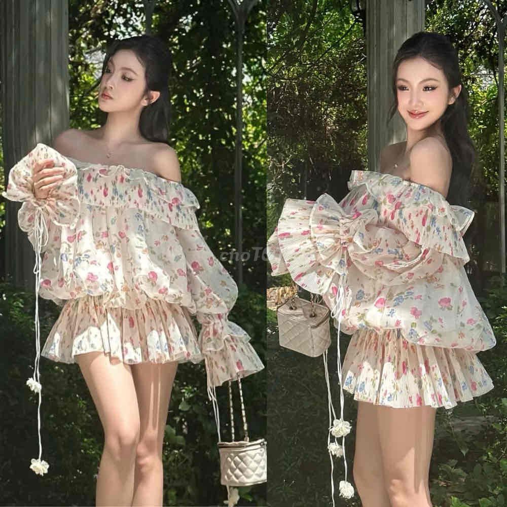 Đầm Nữ Họa Tiết Trắng Size M Cũ. Mua bán Quần áo tại Thành phố Rạch Giá Kiên Giang được đăng bởi Lê Vi hình 1