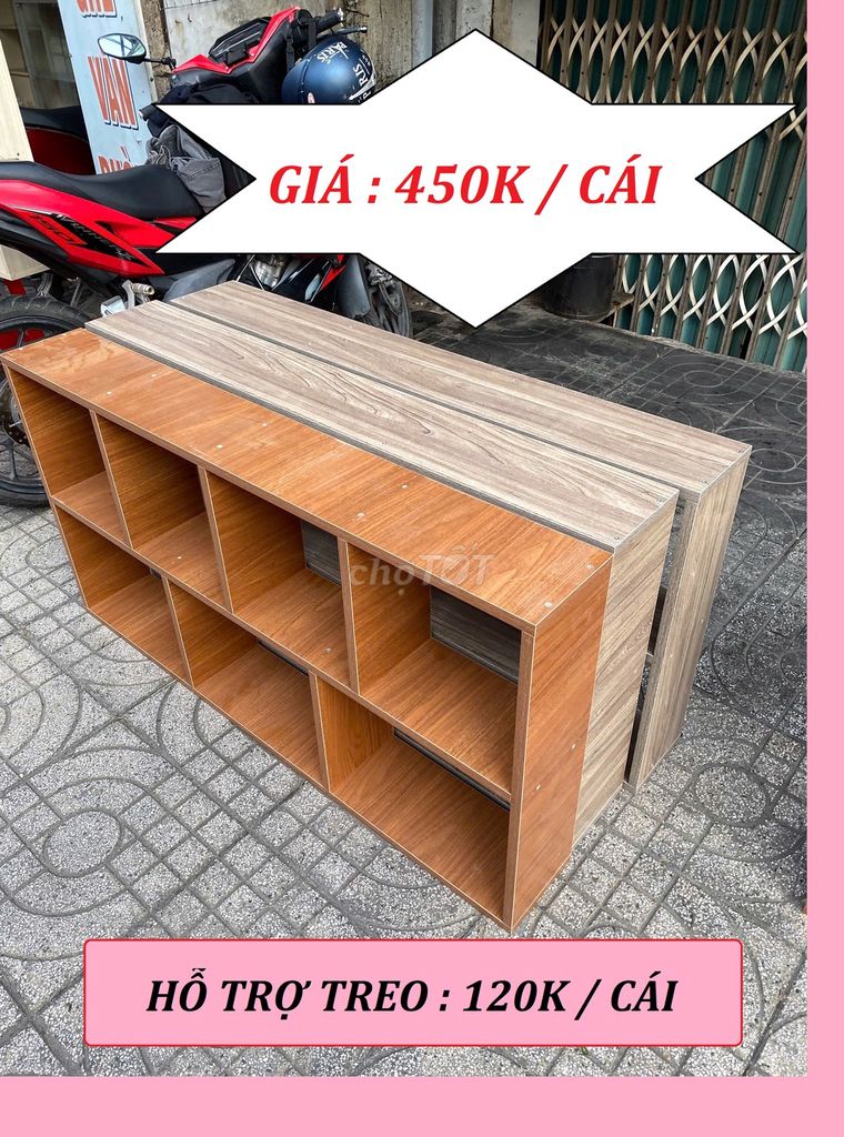 KỆ SÁCH CHIA 7 Ô VUÔNG SÂU 17CM VÁN GỖ MDF. Mua bán Tủ, kệ gia đình tại Quận Gò Vấp Tp Hồ Chí Minh được đăng bởi Shop Nội Thất Từ Ván MDF Tại Tân Bình TPHCM hình 1