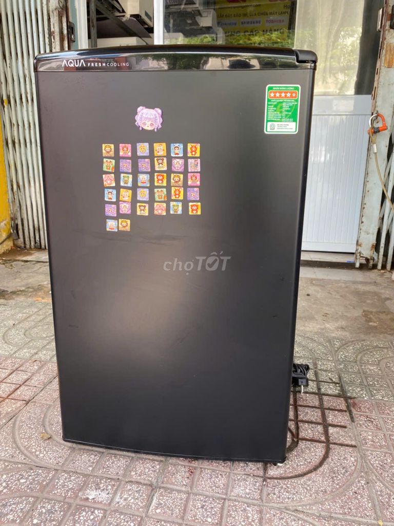 Tủ lạnh Aqua 90 lít AQR-D99FA(BS) Zin mới 95% 2023. Mua bán Tủ lạnh tại Quận 5 Tp Hồ Chí Minh được đăng bởi QUANG PHÁT hình 1