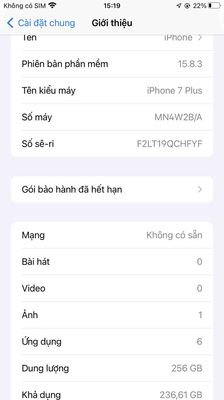 Iphone 7 plus 256G. Mua bán Điện thoại tại Quận 7 Tp Hồ Chí Minh được đăng bởi Anhkhoa