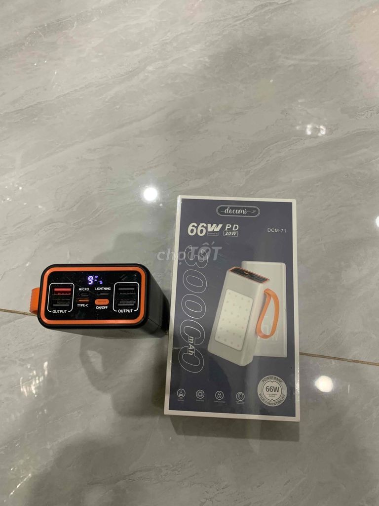 Sạc Dự Phòng DCM 30.000mah (sạc nhanh 66w)