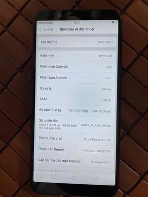 điện thoại oppo A83 ram 6gb bộ nhớ 128gb Sài ok. Mua bán Điện thoại tại Quận 12 Tp Hồ Chí Minh được đăng bởi Nguyễn Oanh