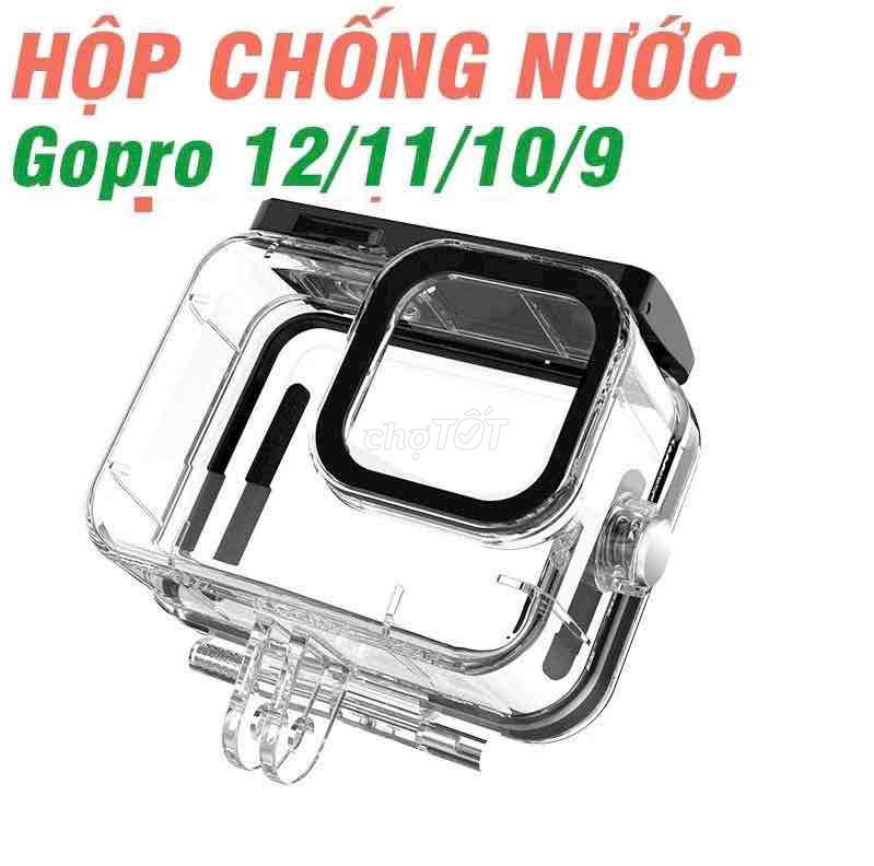 Vỏ chống nước Gopro 12/11/10/9 bằng nhựa trong suố