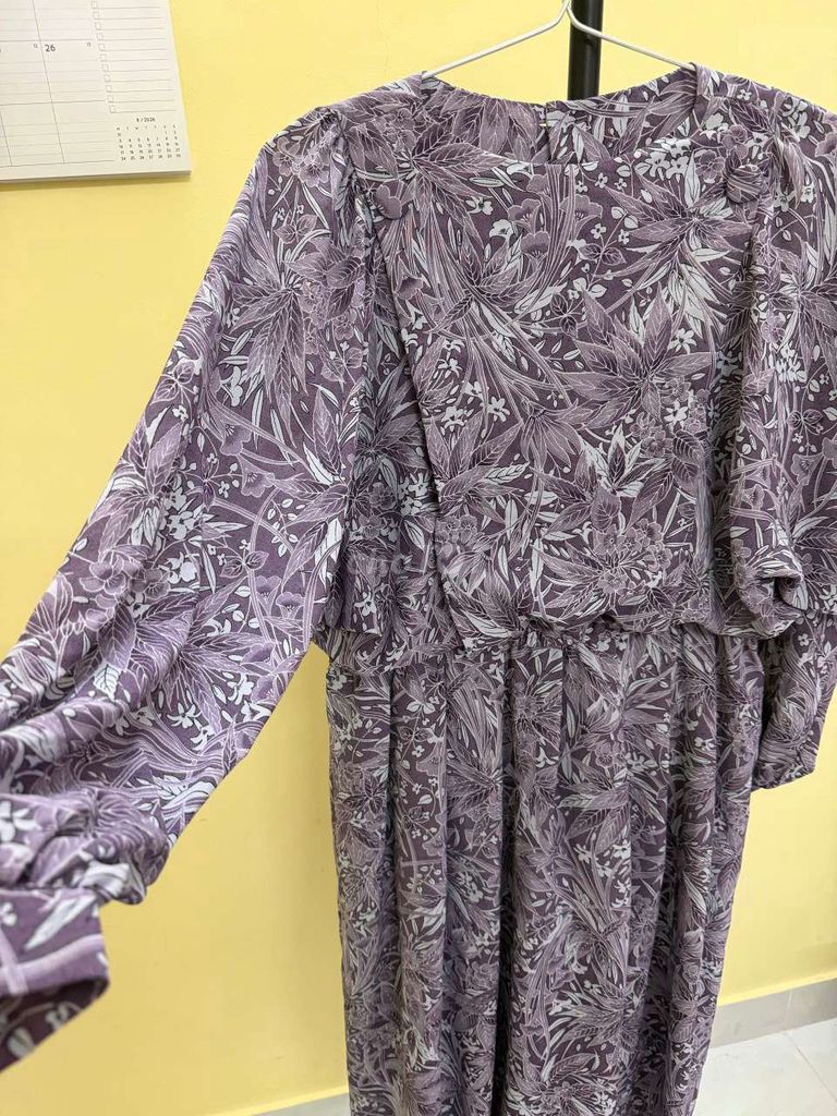 Đầm Nữ Họa tiết lá Size L. Mua bán Quần áo tại Thành phố Thủ Đức Tp Hồ Chí Minh được đăng bởi Hải Đăng  hình 1