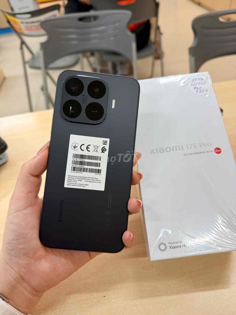 Xiaomi 17T pro - 12/512 - Đen. Hàng new. Mua bán Điện thoại tại Huyện Mang Thít Vĩnh Long được đăng bởi Hoàng Kim hình 1