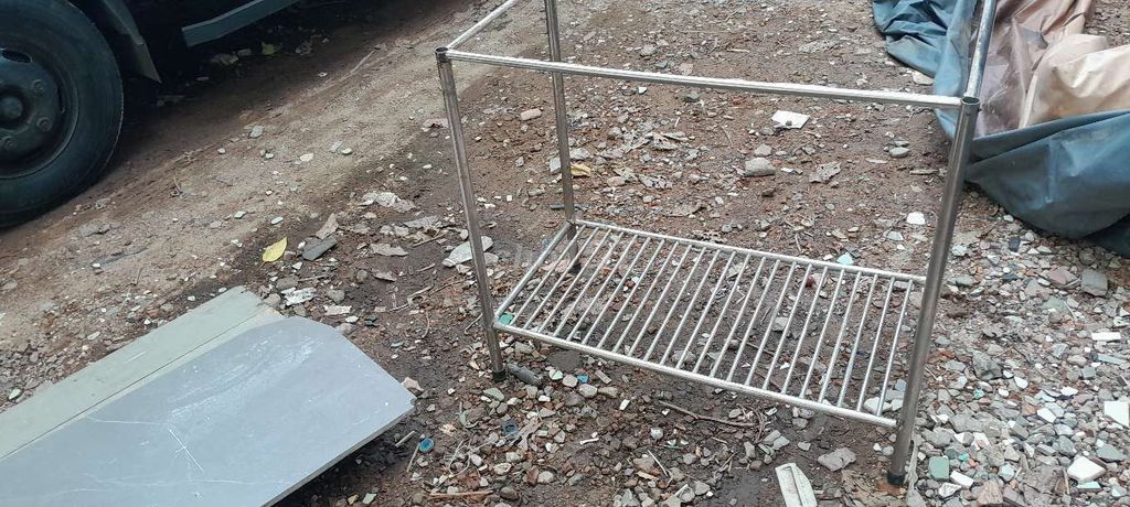 Khung kệ Inox Bạc 1m x 90 x 50. Mua bán Tủ, kệ gia đình tại Quận Tân Phú Tp Hồ Chí Minh được đăng bởi A vũ hình 1