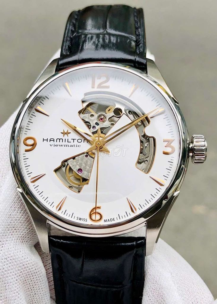 HAMILTON JAZZMASTER OPEN HEART H32705551