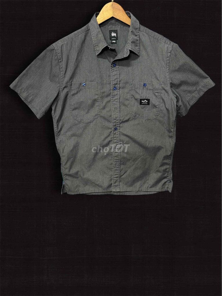 Áo sơ mi Stussy Nam L Xám. Mua bán Quần áo tại Thành phố Mỹ Tho Tiền Giang được đăng bởi Đọc phần giới thiệu giúp mình nhé hình 1