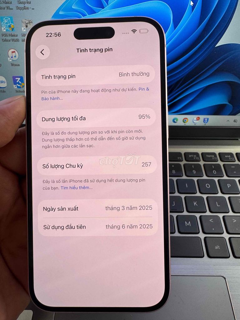 Apple iPhone 15 128GB Hồng 95%. Mua bán Điện thoại tại Quận 6 Tp Hồ Chí Minh được đăng bởi QUỐC THIÊN BÁN GÓP 0 ĐỒNG  hình 1