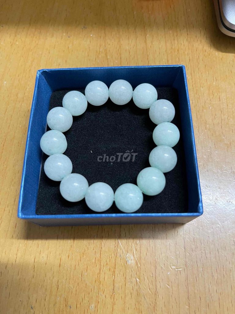 Vòng tay phong thủy Đá Xanh nhạt. Mua bán Phụ kiện thời trang khác tại Quận 8 Tp Hồ Chí Minh được đăng bởi Ms Phuong hình 1