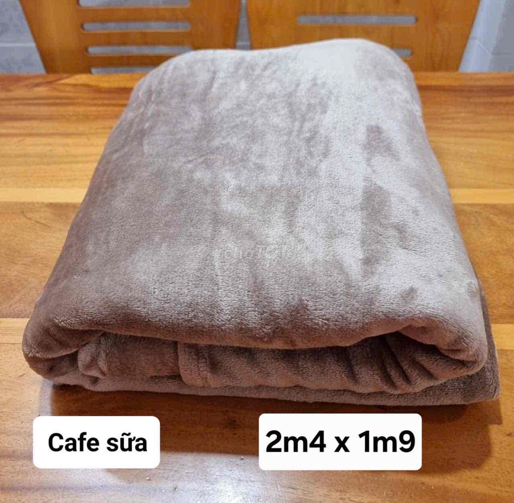 Mền tuyết nhung mềm mịn Cafe sữa 2m4x1m9. Mua bán Giường, chăn ga gối nệm tại Quận 12 Tp Hồ Chí Minh được đăng bởi Sỉ Mền Campuchia Q12 hình 1