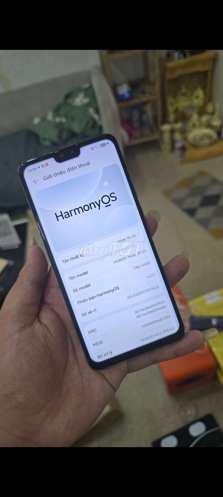 Huawei Mate 30 5G 128GB Tím HarmonyOS. Mua bán Điện thoại tại Quận Cầu Giấy Hà Nội được đăng bởi hoang nguyen hình 1