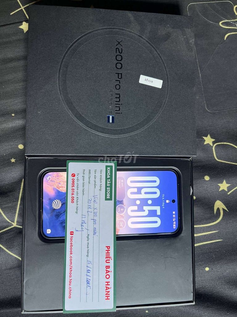 Vivo X200 Pro Mini 512GB Đen. Mua bán Điện thoại tại Huyện Xuân Lộc Đồng Nai được đăng bởi Tuấn Kiệt hình 1