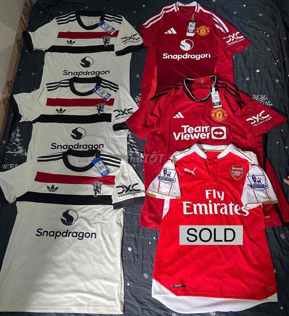 Áo bóng đá Adidas Manchester United. Mua bán Quần áo tại Quận 6 Tp Hồ Chí Minh được đăng bởi Do Thi phuong hang hình 1