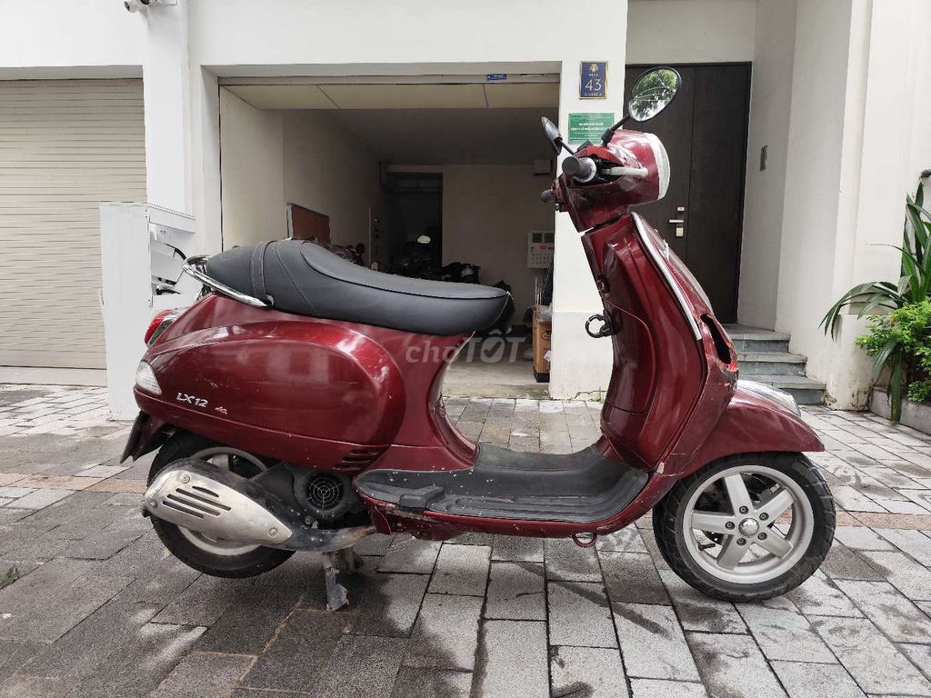 Piaggio Vespa LX12 2012 Đỏ 50.000 km. Mua bán Xe máy tại Quận Hoàng Mai Hà Nội được đăng bởi Bé Bự hình 3
