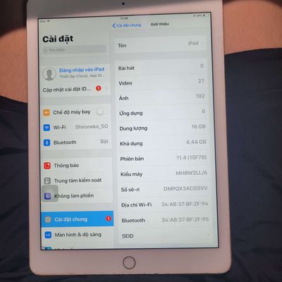 iPad Air 2 16GB Wifi Màn phẩy. Mua bán Máy tính bảng tại Quận Hai Bà Trưng Hà Nội được đăng bởi Dũng