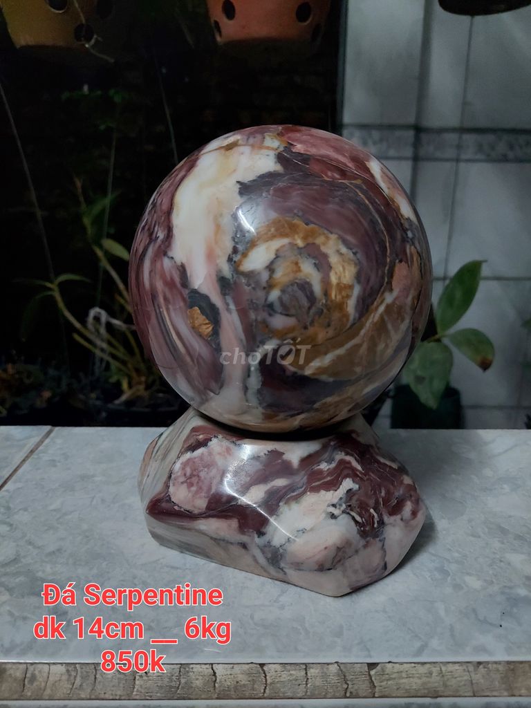 Quả cầu phong thủy Đá Serpentine_06