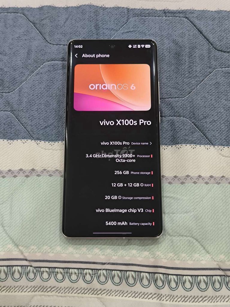 Vivo X100s Pro 12/256GB Bạc. Mua bán Điện thoại tại Quận Sơn Trà Đà Nẵng được đăng bởi Mett hình 1