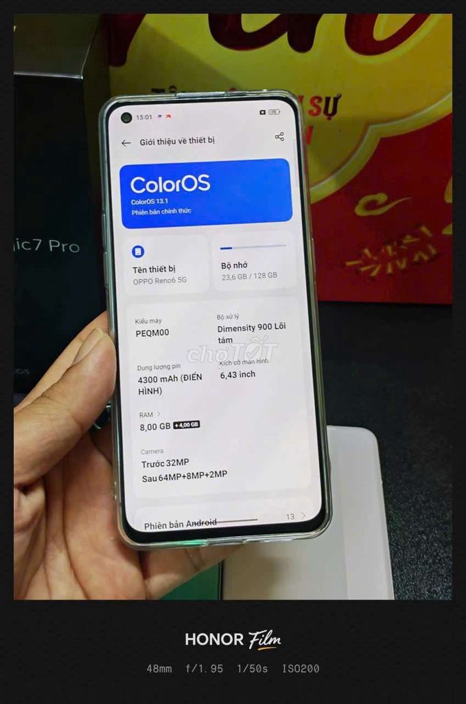 OPPO Reno6 5G 128GB Tím. Mua bán Điện thoại tại Huyện Bàu Bàng Bình Dương được đăng bởi Hoàng Nguyễn Duy Anh  hình 1