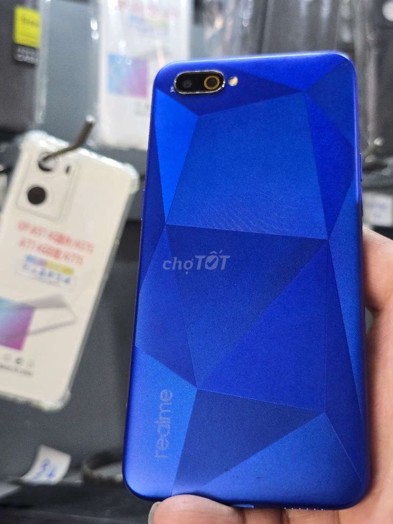 Realme C2 32GB Xanh Đã qua sử dụng. Mua bán Điện thoại tại Thành phố Sóc Trăng Sóc Trăng được đăng bởi điện thoại giá sỉ 501lê Hồng Phong  hình 1