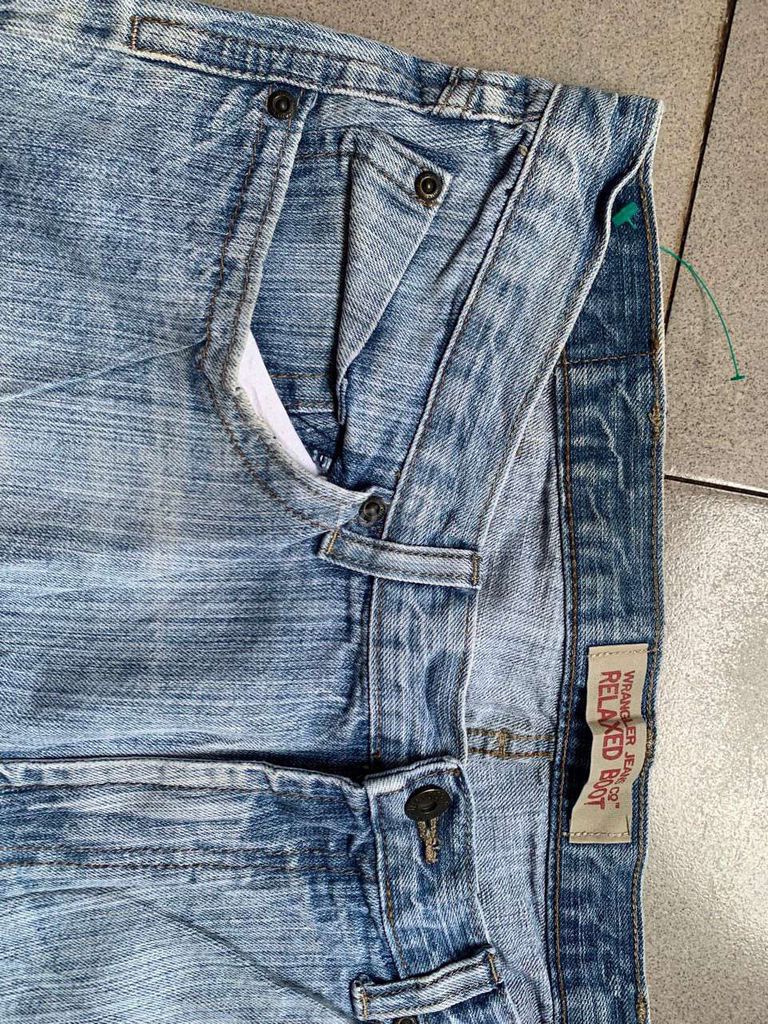 Wrangler jeans CO,.Hiệu Mỹ USA Size 34-36,