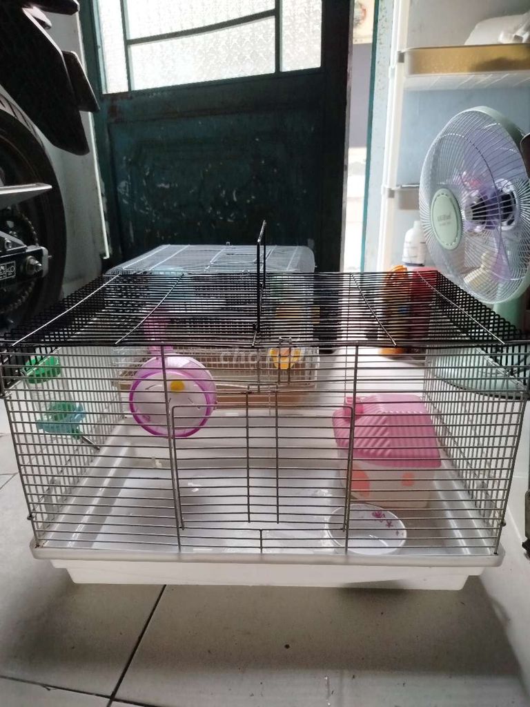 Lồng hamster 47cm full phụ kiện