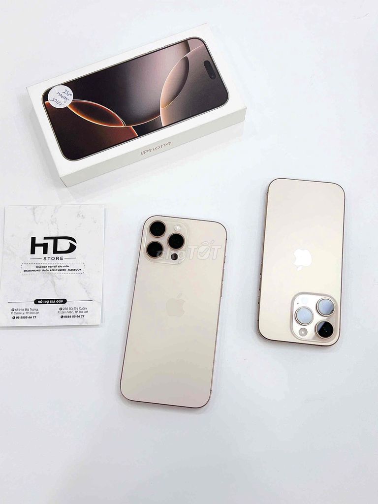 Apple iPhone 16 Pro Max 256GB Sa Mạc 99%. Mua bán Điện thoại tại Thành phố Đà Lạt Lâm Đồng được đăng bởi Ngọc Nhi  hình 1