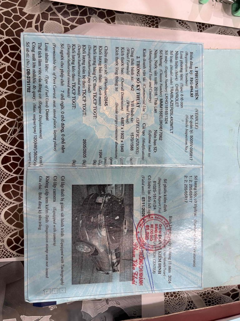 Chevrolet Trailblazer 2018 2.5 MT  siêu đẹp. Mua bán Ô tô tại Thành phố Dĩ An Bình Dương được đăng bởi Dương hình 18