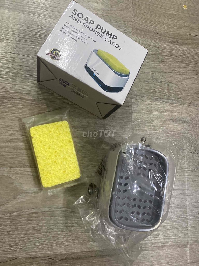 Hộp đựng nước rửa chén kèm mút nhấn tiện lợi. Mua bán Dụng cụ nhà bếp tại Huyện Trảng Bom Đồng Nai được đăng bởi Bình Phan hình 1