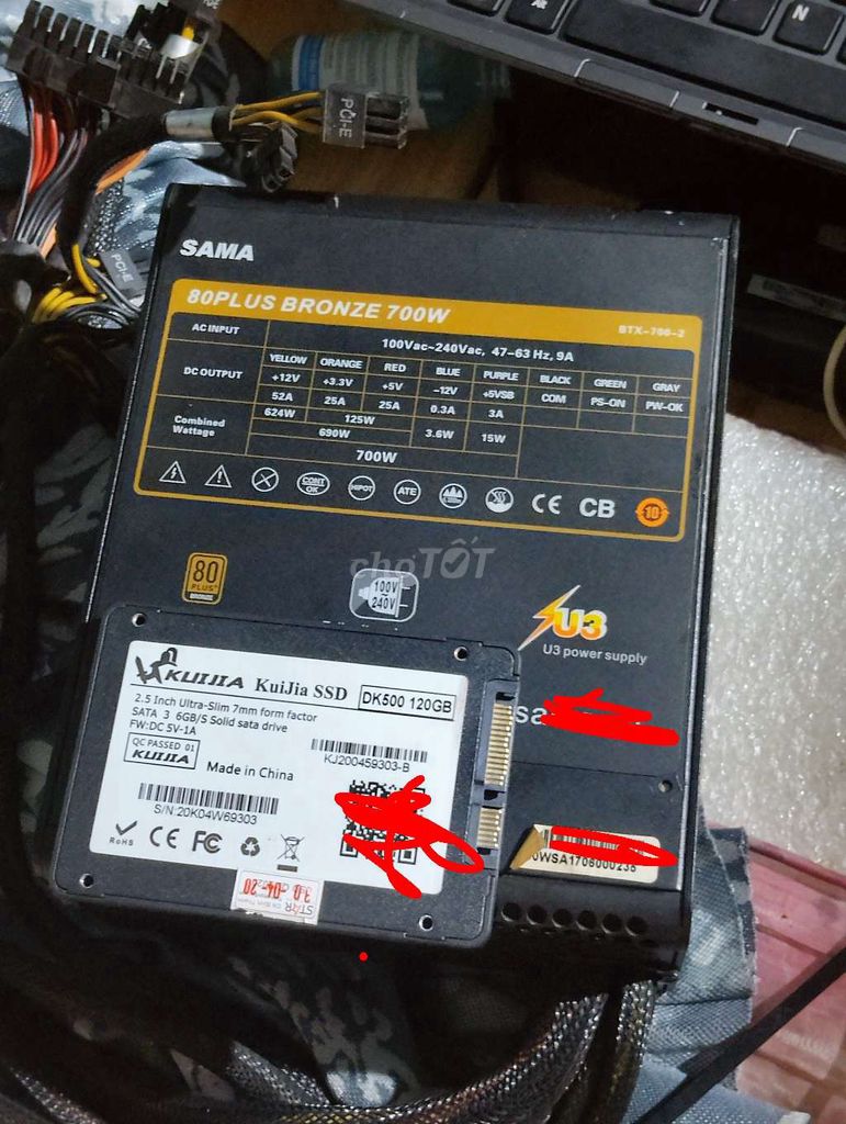 Nguồn SAMA BTX-700-2 700W. Mua bán Linh kiện (RAM, Card...) tại Thành phố Thủ Đức Tp Hồ Chí Minh được đăng bởi Hoàng Tuấn hình 1