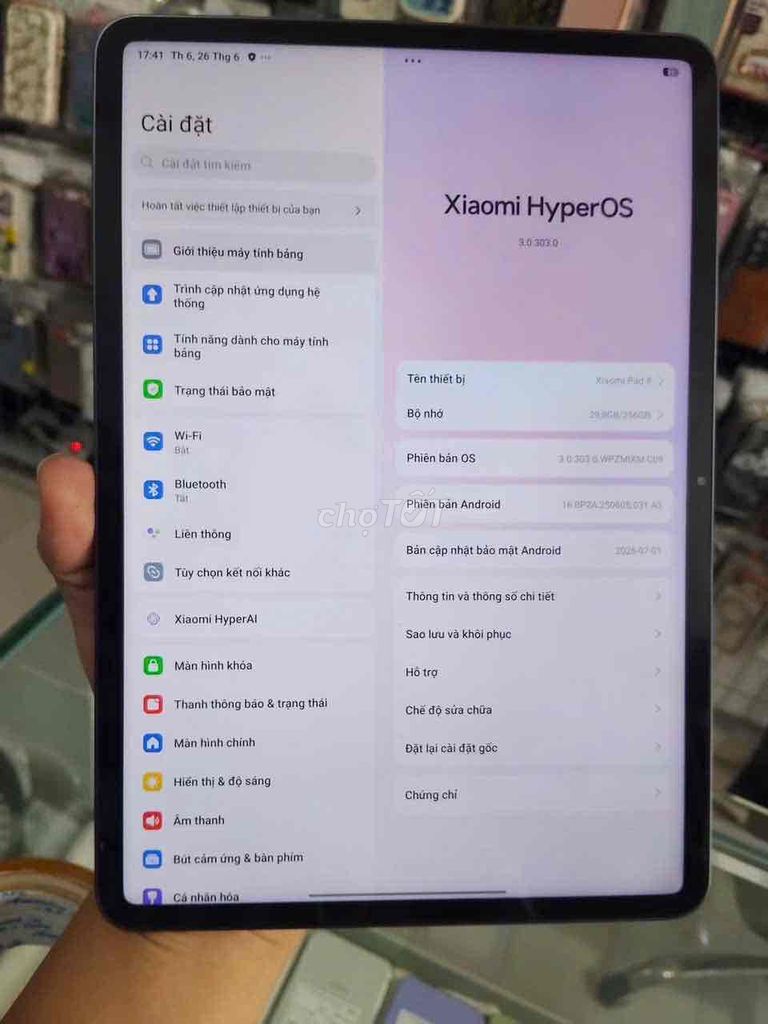 Xiaomi Pad 8 8GB/256GB Xám vn. Mua bán Máy tính bảng tại Thành phố Thủ Đức Tp Hồ Chí Minh được đăng bởi đỗ huy hình 1