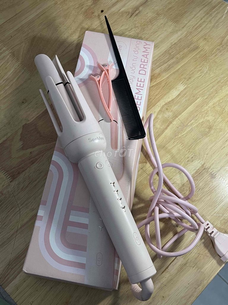 Máy uốn tóc SeeMee DREAMY Hồng. Mua bán Phụ kiện thời trang khác tại Quận Bình Thuỷ Cần Thơ được đăng bởi Võ Thành Đô hình 1