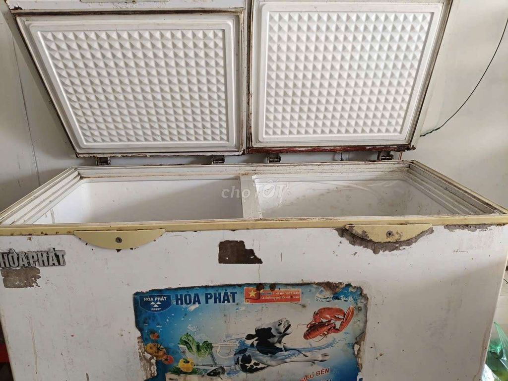 Tủ đông Hòa Phát Trắng 2 ngăn. Mua bán Tủ lạnh tại Huyện Vĩnh Tường Vĩnh Phúc được đăng bởi Nguyễn Tiến Việt  hình 1