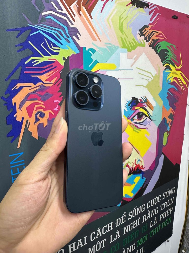iPhone 15 Pro 256GB Xanh 99%. Mua bán Điện thoại tại Quận Đống Đa Hà Nội được đăng bởi Thais Mobile hình 1