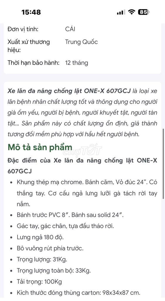 xe lăn đa năng chống lật