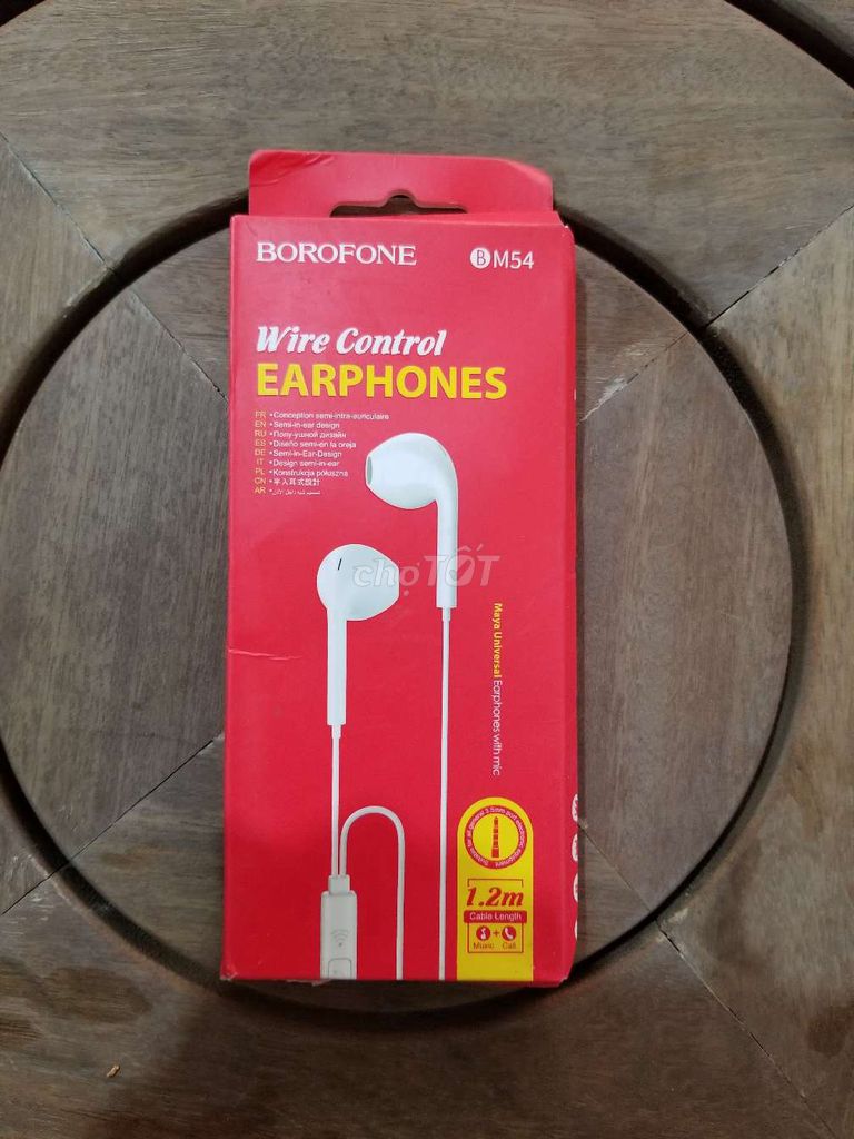 Tai nghe có dây Borofone BM54 Trắng 1.2m. Mua bán Tivi, Âm thanh tại Thành phố Biên Hòa Đồng Nai được đăng bởi 10 January Chuyên đồ 2hand hình 1