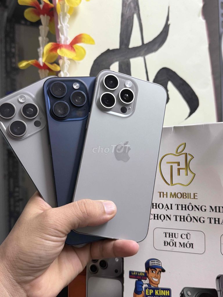 Iphone 15 Pro Max 256Gb Cnc eid 99% giao lưu gl. Mua bán Điện thoại tại Quận Nam Từ Liêm Hà Nội được đăng bởi TH Mobile hình 1