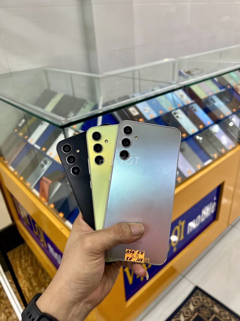 Samsung Galaxy A34 5G 8GB/128GB Đẹp Keng!!!. Mua bán Điện thoại tại Thành phố Bến Tre Bến Tre được đăng bởi VanLoi Mobile hình 1