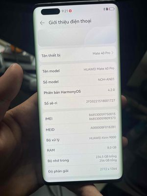 bán huawei mate 40pro