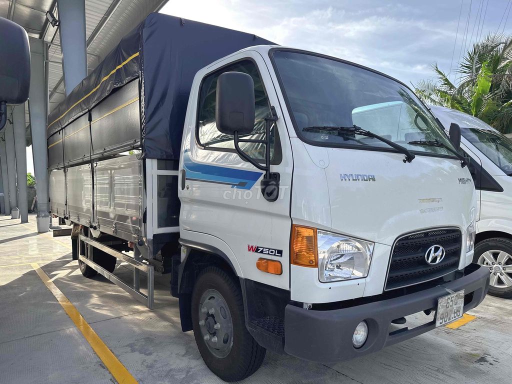 XE HYUNDAI W750 THÙNG BỬNG NHÔM INOX HÀNG SẲN. Mua bán Xe tải, xe ben tại Huyện Châu Thành A Hậu Giang được đăng bởi Đại lý Xe Tải Miền Tây hình 1