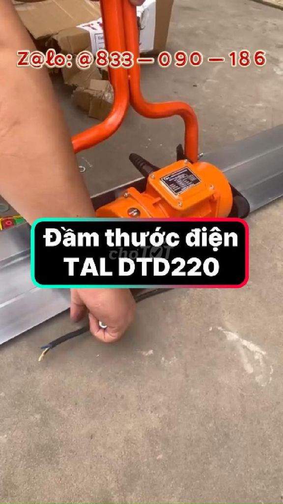 Máy đầm thước điện Tấn Lửa TAL DTD-220. Mua bán Đồ chuyên dụng, Giống nuôi trồng tại Huyện Nghĩa Hưng Nam Định được đăng bởi Điện Máy Tấn Lụa hình 1