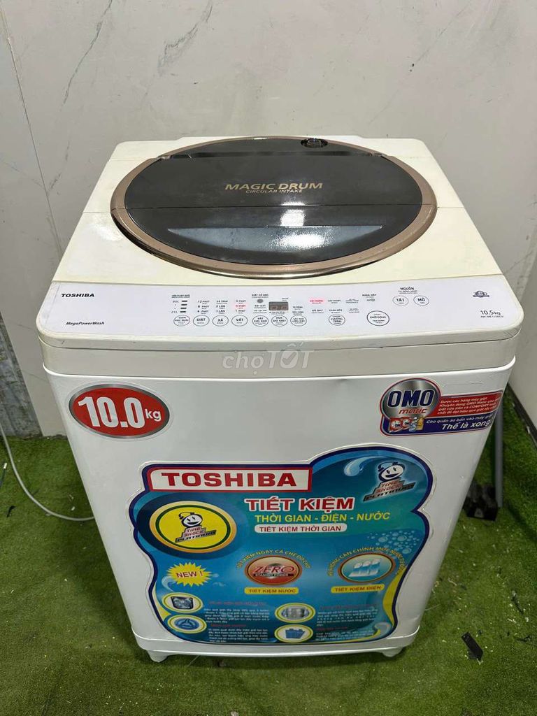Máy giặt Toshiba 10kg Trắng. Mua bán Máy giặt tại Quận Thanh Khê Đà Nẵng được đăng bởi ĐIỆN MÁY QUỐC KHÁNH  hình 1