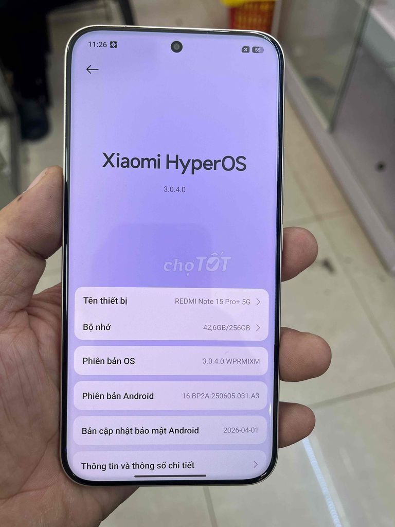 Xiaomi Redmi Note 15 Pro+ 5G 256GB Nâu. Mua bán Điện thoại tại Huyện Hóc Môn Tp Hồ Chí Minh được đăng bởi Hải hình 1