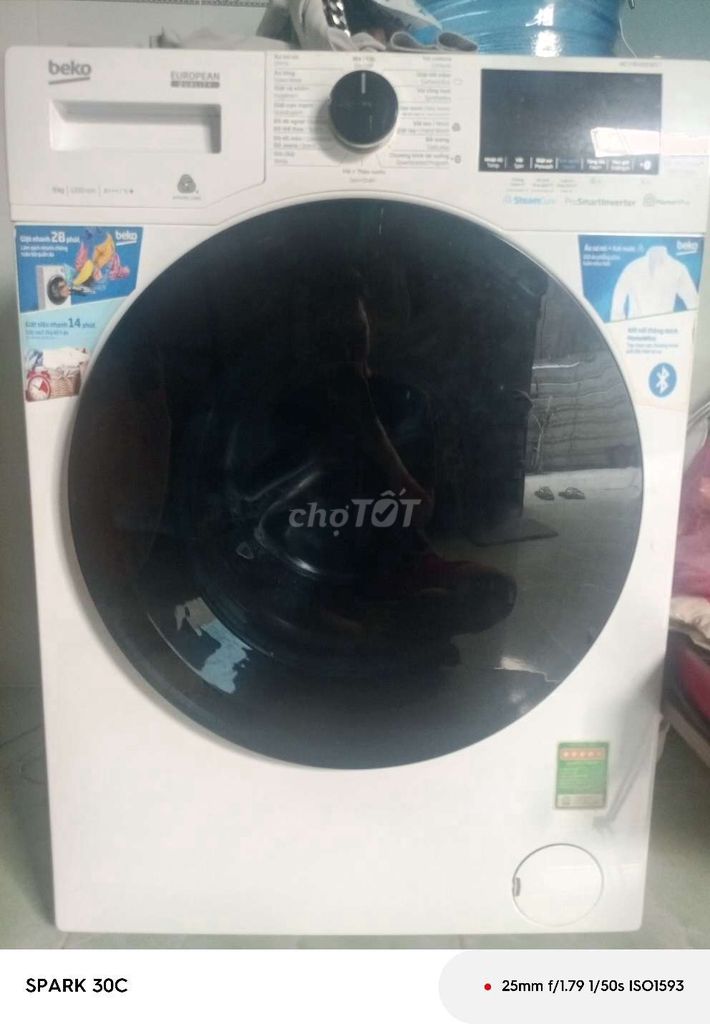 Dọn nhà cần bán máy giặt beko 9Kg