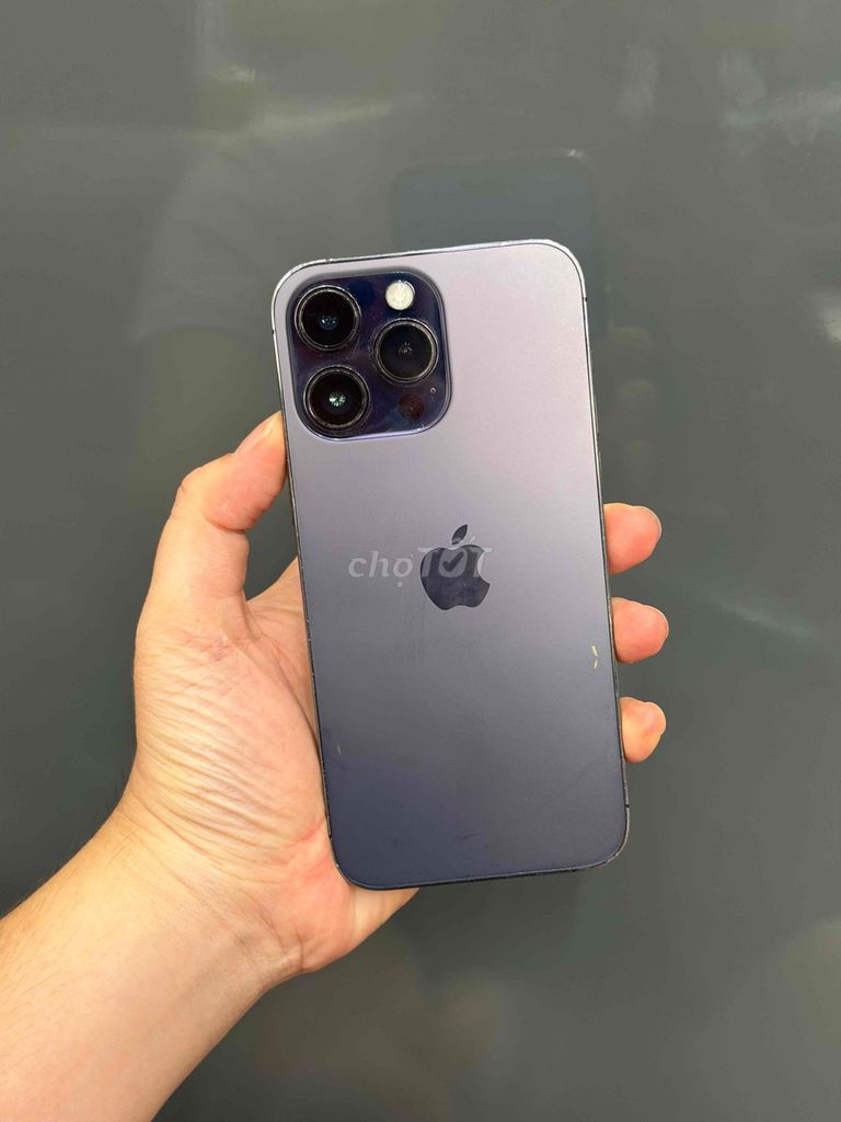 14 Pro Max 128GB Tím Mỹ Lock Mỹ Pin new 100 đẹp 98. Mua bán Điện thoại tại Quận Ninh Kiều Cần Thơ được đăng bởi Quý Mobile Cần thơ hình 1