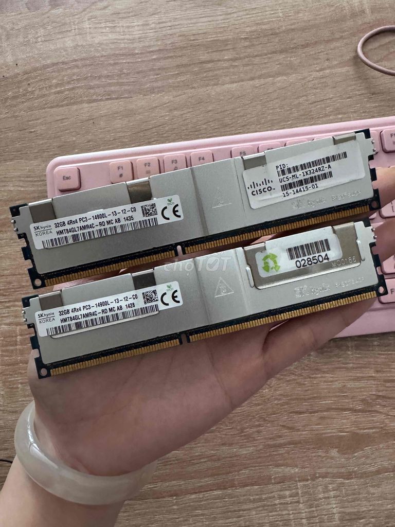 2 Thanh RAM SK Hynix 32GB 1866MHz. Mua bán Linh kiện (RAM, Card...) tại Quận Bình Tân Tp Hồ Chí Minh được đăng bởi Lê Kim Ngân hình 1