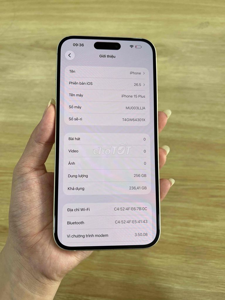 Apple iPhone 15 Plus 256GB LL/A 98%. Mua bán Điện thoại tại Quận Gò Vấp Tp Hồ Chí Minh được đăng bởi Quang Minh Mobile  hình 1